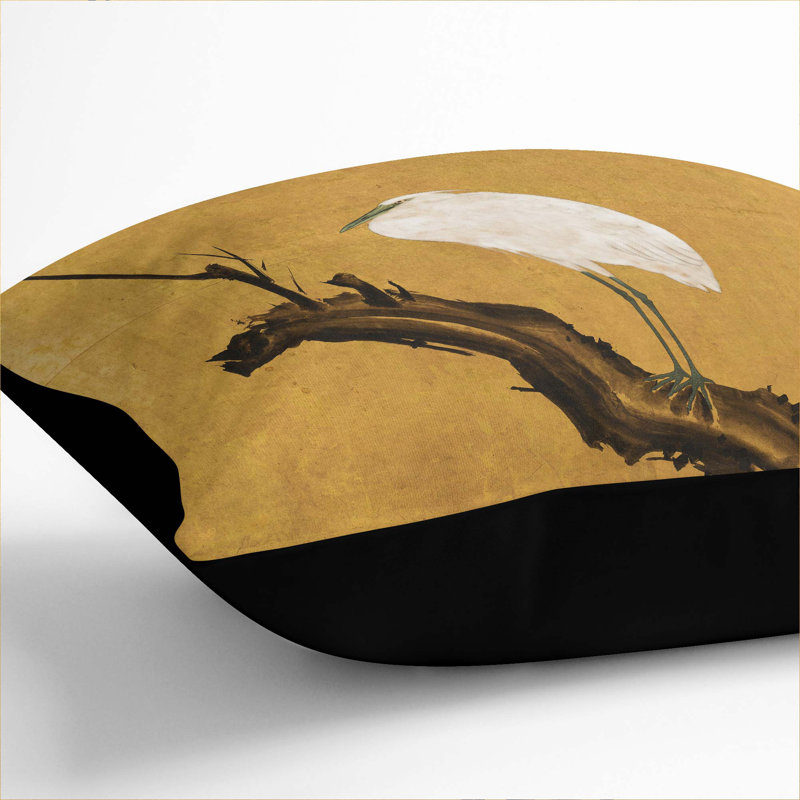 Square Throw Cushion, 55cm H x 55cm W x 20cm D, Black