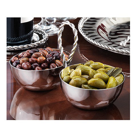 Paloma Stainless Steel Nut Bowl