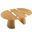 Table à rallonge Mid-Century moderne à piédestal, table de salle à manger multifonctionnelle pour 6 à 10 personnes et grande table basse