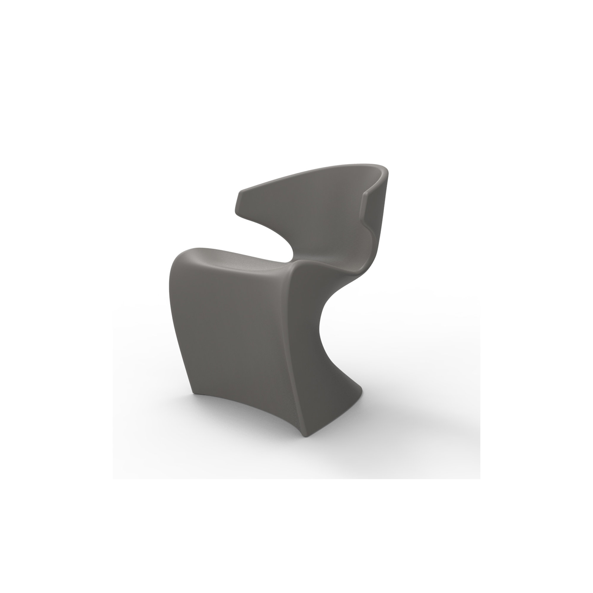 Wing Patio Dining Chair, Taupe