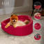 Lit orthopédique en forme de cœur pour animaux de compagnie Elle, lit de soutien élégant pour chiens et chats-110458205