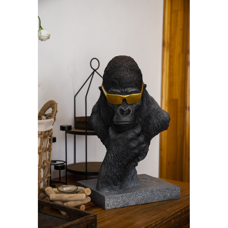 Gorilla Head with Glasses