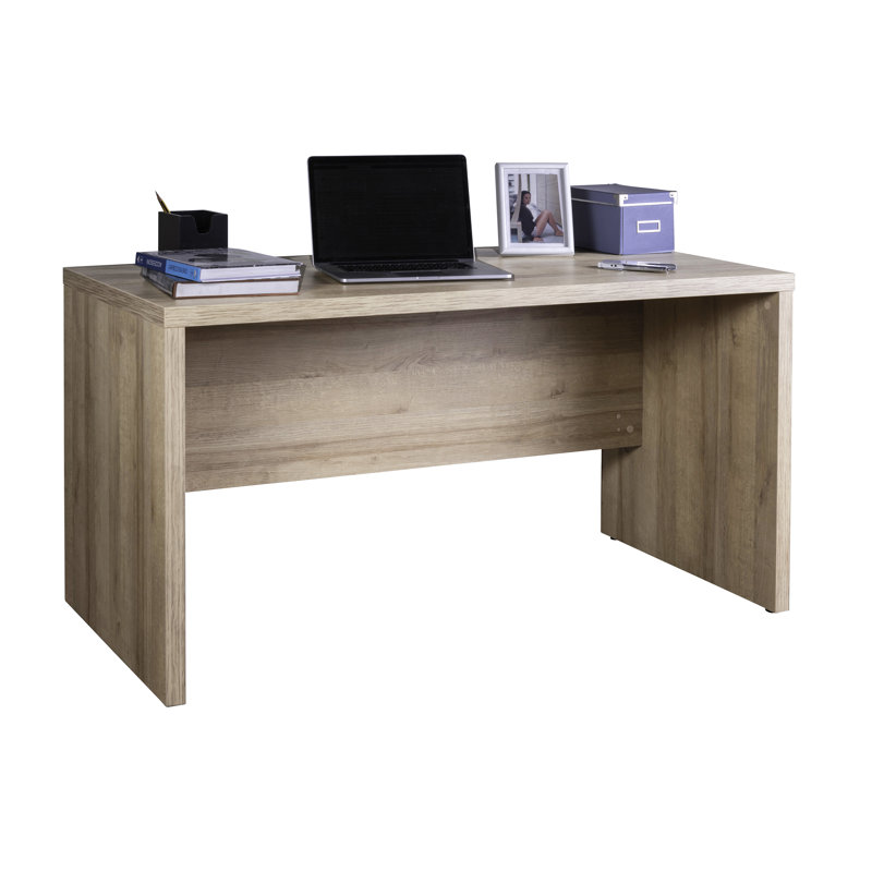 Pratico Writing Desk, Brown, 74cm H x 140cm W x 69cm D