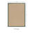 Nannette Handmade Medium Beige Berber with Green Cotton Border Made in the USA Area Rug-1658972642