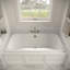 Baignoire de trempage en acrylique 72 po x 36 po, drain inclus-97545330