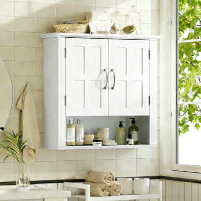 Bathroom Wall Medicine Cabinet with Adjustable Shelves
