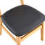 Ensemble de chaises de salle à manger en bois d'hévéa Cozy - 2 pièces