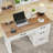 Farmhouse 47" Executive Desk With Charging Station-156619167
