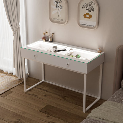 Vanity Dressing Table with Mirror LED Lights