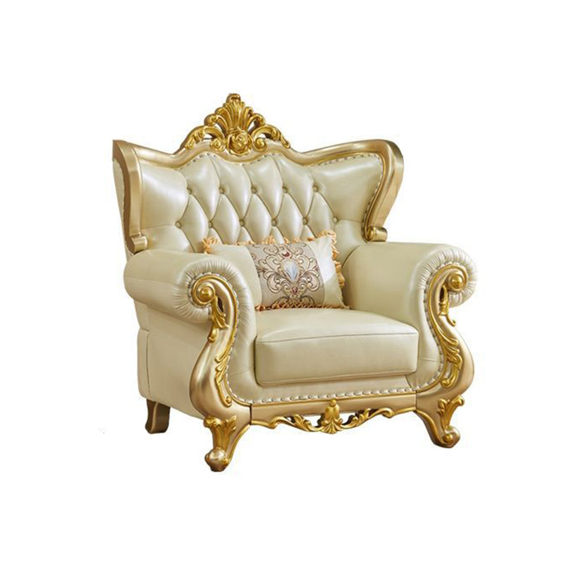European Style Sofa Solid Wood Sofa