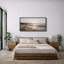 «Soft Coastal Shoreline Sunrise Seascape Neutral Ocean View», très grandes photos, impression sur toile encadrée-126313498-126313496