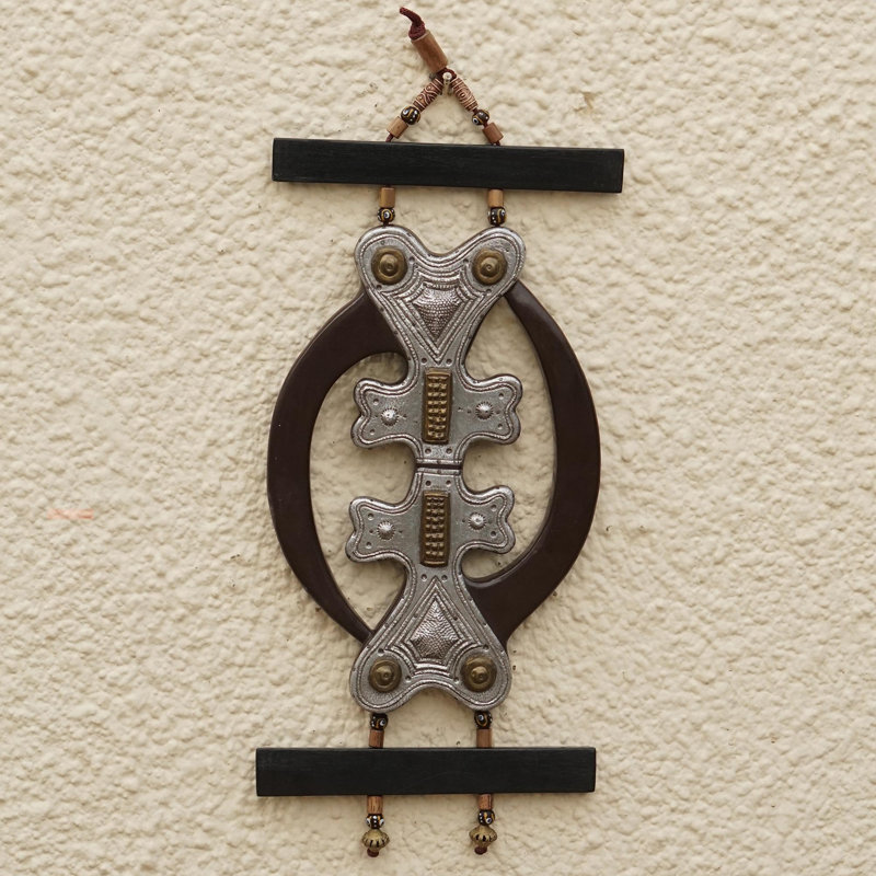 Handmade Boho Abstract Solid Wood Wall Decor