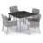 Argento Wicker Premium All-Weather Wicker Outdoor Dining Chair with Cushion-741130700