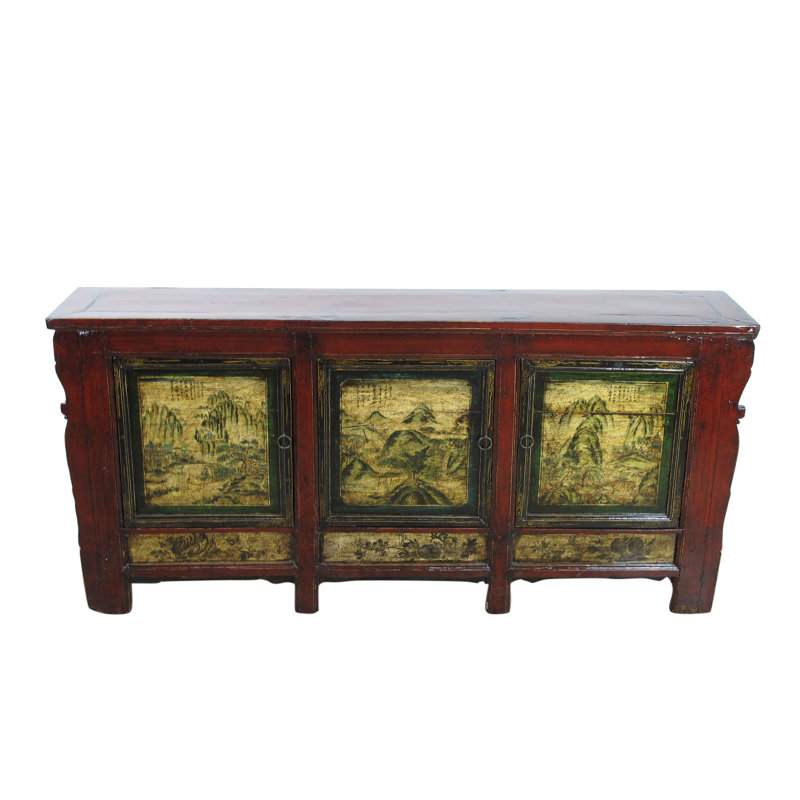 Mongolia 81.5'' W Solid Wood Sideboard