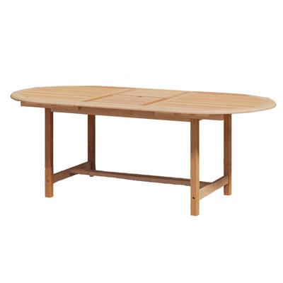 Cenka 79" Teak Patio Dining Set