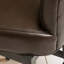 Tabouret de comptoir pivotant en cuir synthétique 28 pouces