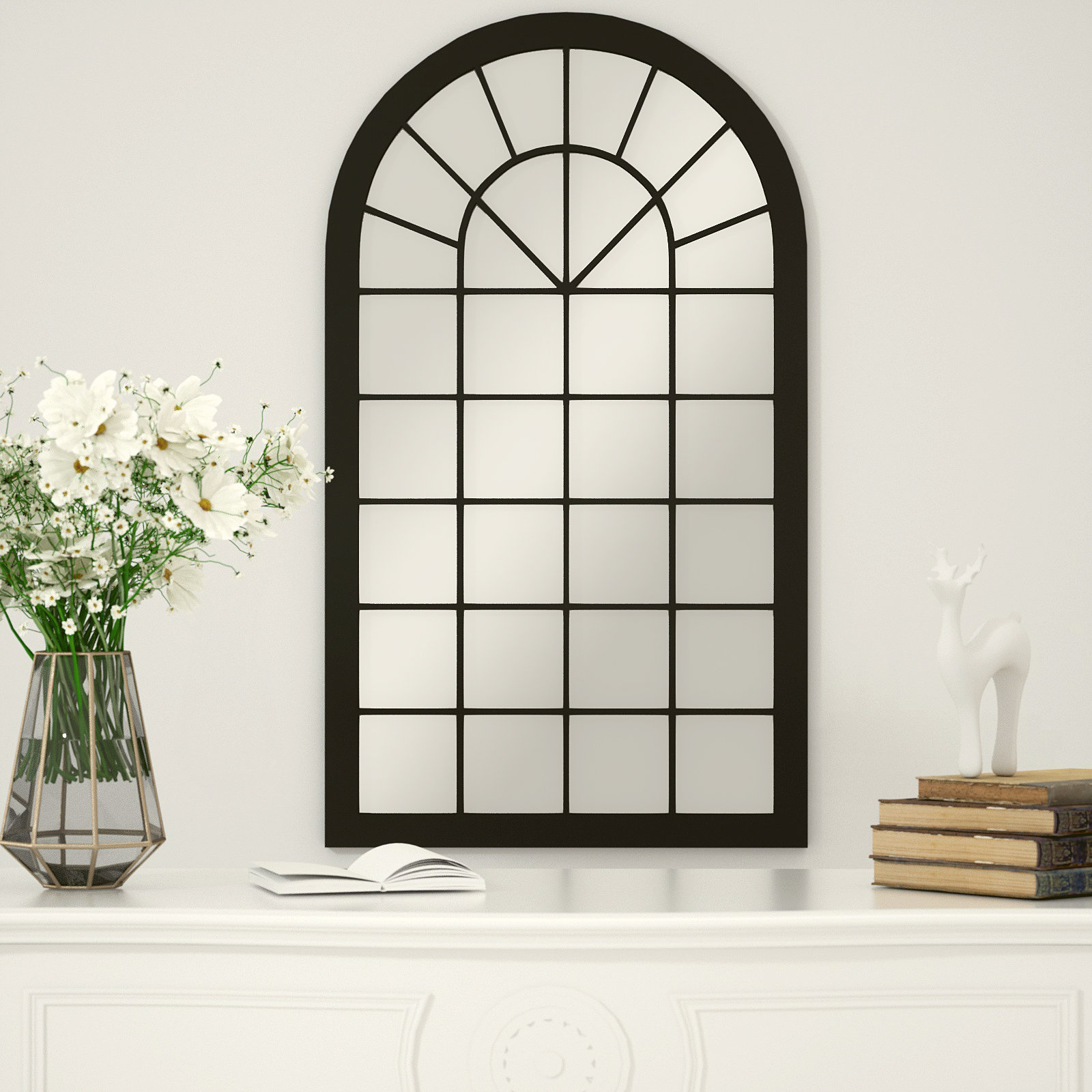 Ophelia & Co. Massa Metal Flat Mirror | Wayfair