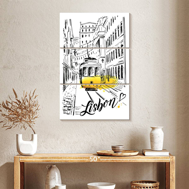Mehar Love Lisbon Tram, 38" H x 24" W