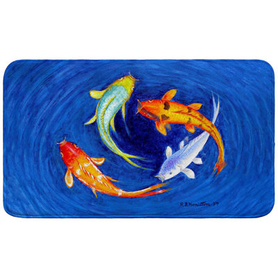 Tapis de bain Swirling Koi