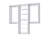 Modular Closets Closet System Walk-In Sets, 2 Double Hanging Unit with Shelf Tower-101603273