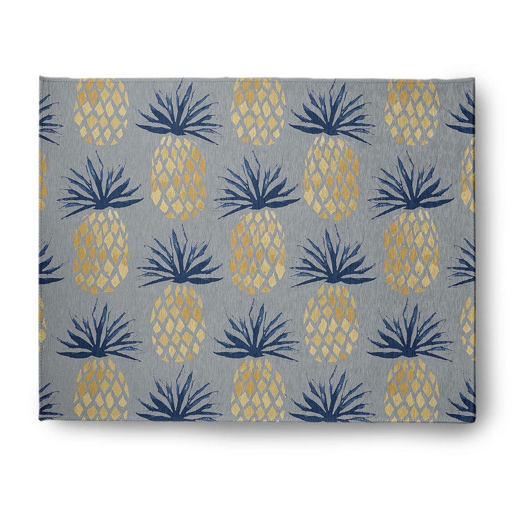 Chenille Floral Indoor Rug