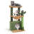 Everee 33" Cat Tree Tower, Green Cactus Cat Tree Condo House with Scratching Posts, Perch, Hammock