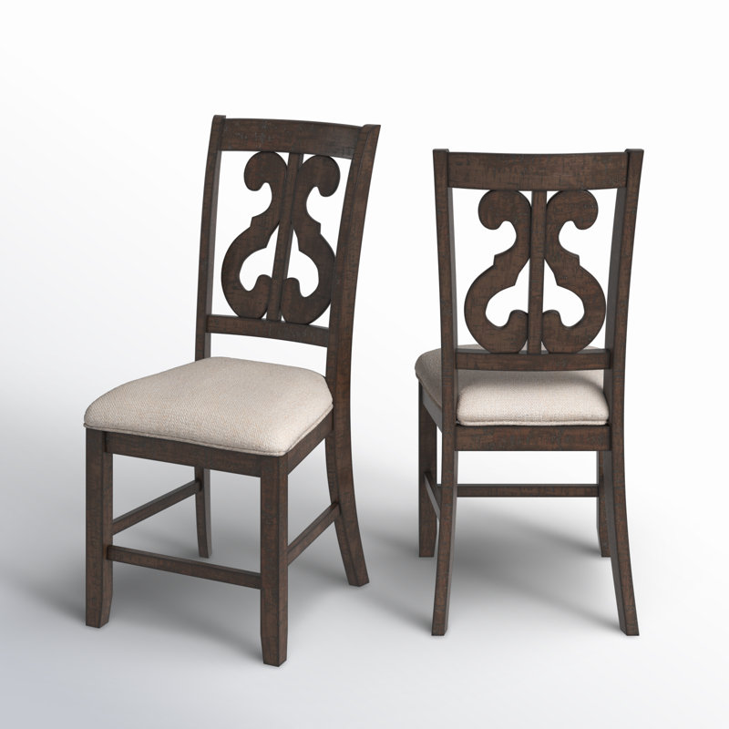 Chaise de salle à manger Anosha, Noyer fumé