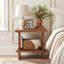59.99cm W Solid Wood Bedside Table-834623276