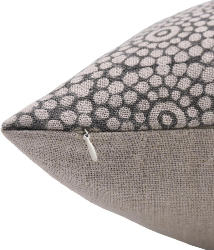 Housse de coussin en lin fabriquée à la main Fabividine, 14 po x 20 po