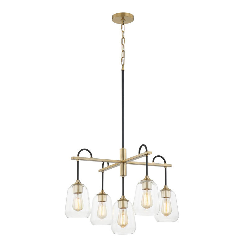 Lustre linéaire moderne à 5 lumières Arvika