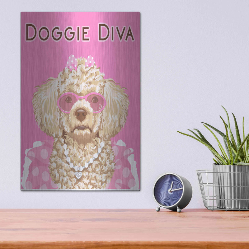 " Doggie Diva " by Debbie Gray, 16" H x 12" W