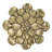 10X1.6" Succulent Wall Plaque In Gold - 1.5Lbs Weight, Resin & Metal, Adds Style To Home 1.65 In. Width, 10.05 Depth, Chic