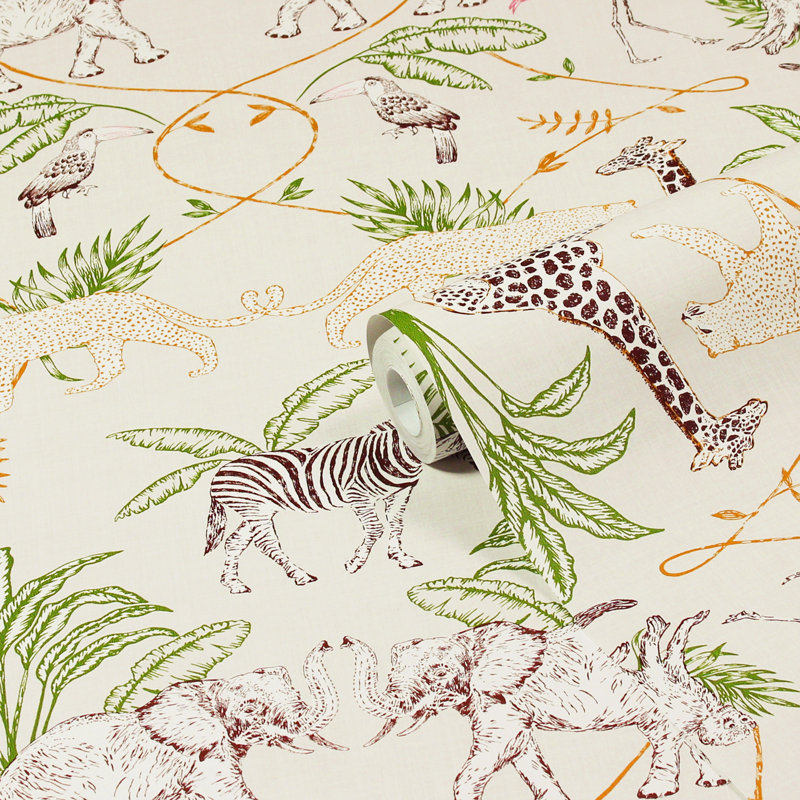 10m x 52cm Matte Wallpaper Roll, Natural