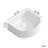 Rectangle Vessel Sinks For Bathrooms Modern Small Bathroom Sinks Above Counter Vessel Sink Ceramic Sink Bowl Wash Basin Sink Glossy White