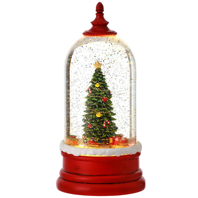Arbre de Noël avec lanterne en forme de dôme