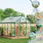 6x10 FT Greenhouse for Outdoors, Large Aluminum Greenhouses with Adjustable Roof Vent, Heavy Duty Greenhouse with Ground Nails, Walk-in Green Houses for Outside Garden, Backyard-122578042-122578044