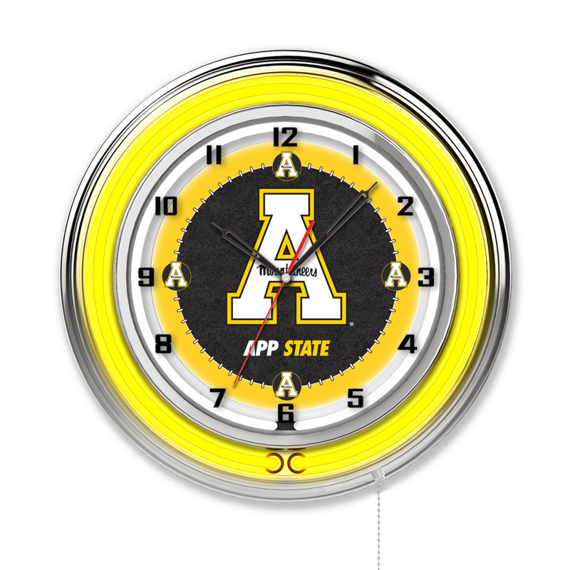 Horloge murale 19 po NCAA, Mountaineers d'Appalachian State