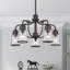 Lustre classique spectaculaire à 5 lumières Derrick-1937022093
