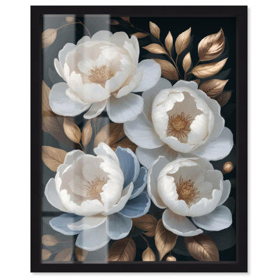 «Eden Pe pivoines», reproduction artistique en forme d'ombre par Art Remedy