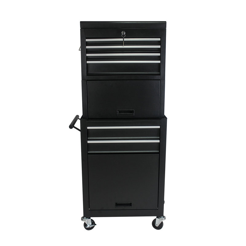 Tool Cabinet On Wheels, Black