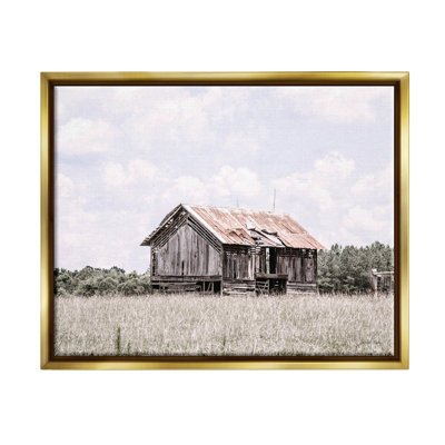 " Countryside Cabin Rural Field " Color Photography Print