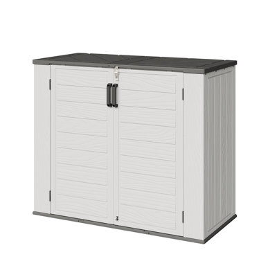 Plastic Outdoor Storage Shed Vertical Storage Cabinet