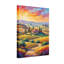 Paysage et nature Toscane Coucher de soleil Villa Chemin Arbres Collines Ciel-422140570