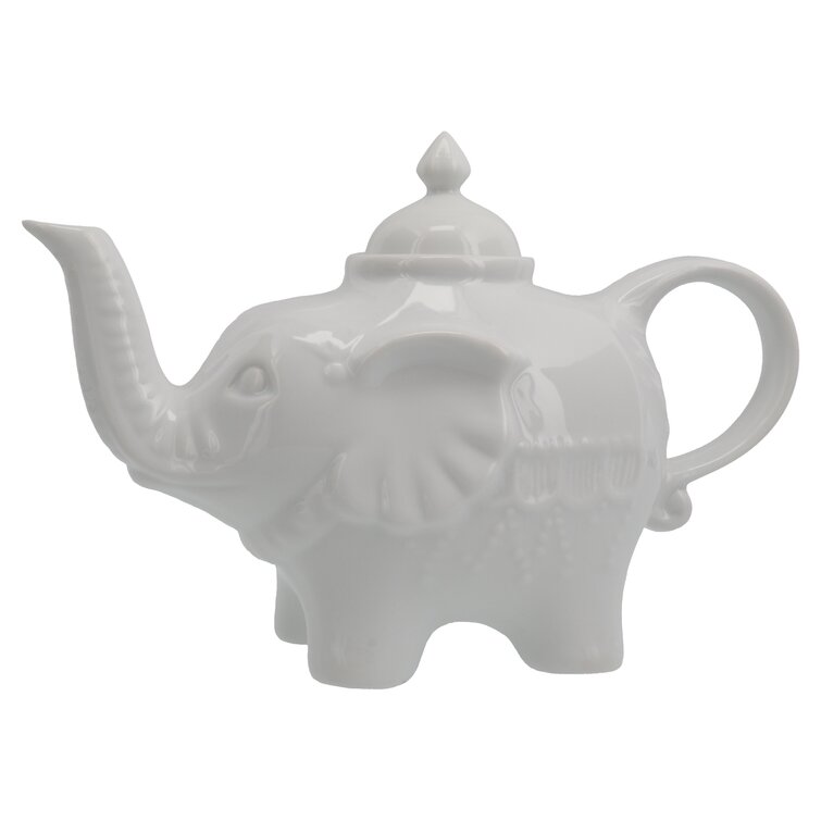 Bia Cordon Bleu Elephant Salt & Pepper Shakers, White