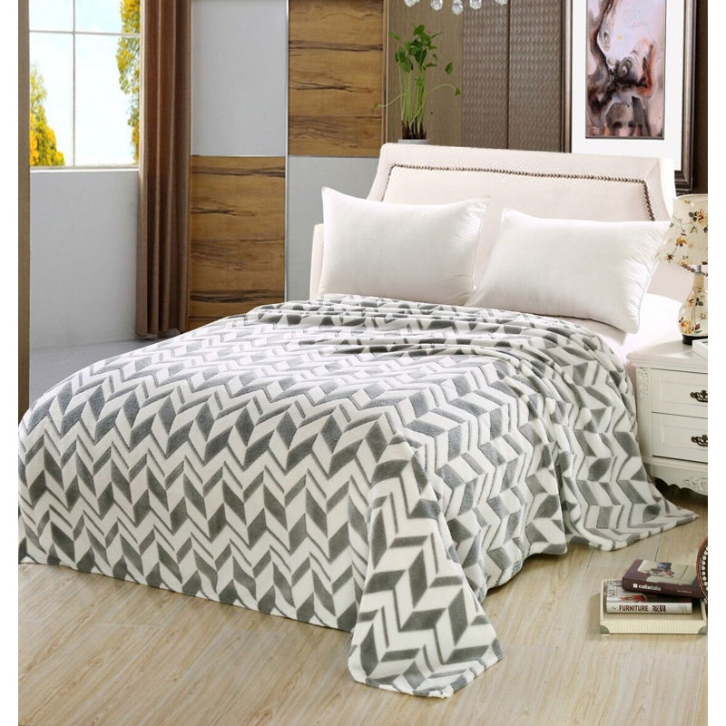 Throw Blanket, Gray, King