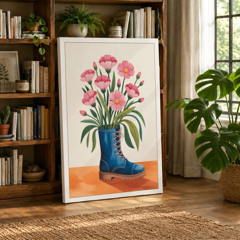 Print, 24x16 - 61.0 x 40.6 cm, Teal Border