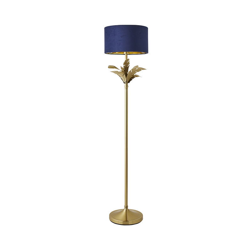 Waynesfield 157.5cm Polished Traditional Floor Lamp, Yes, Blue