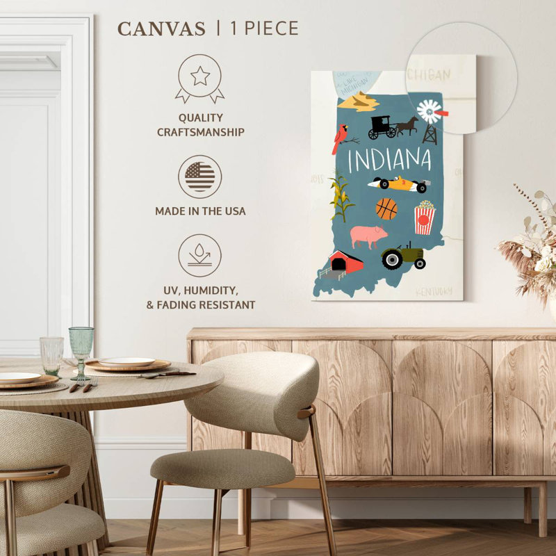 Aliaz Indiana Icons, 36" H x 24" W