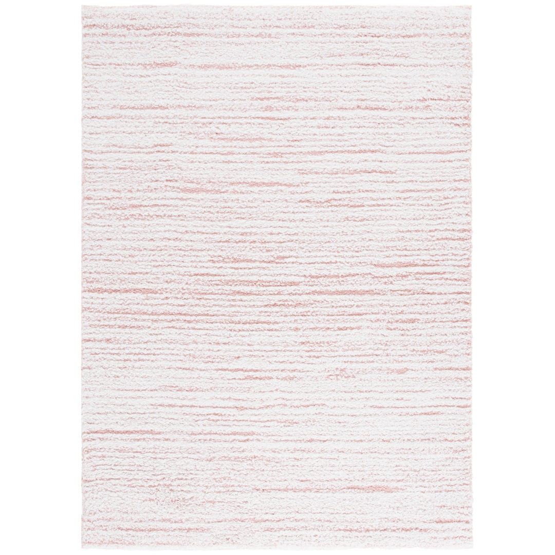 Striped Shag Area Rug