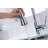 Pull Down Single Handle  Kitchen sink Faucet in Chrome-50629083